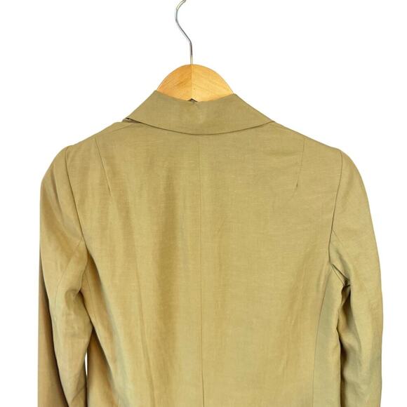 New ALLSAINTS Yolanda Lyn Relaxed Fit Woven Women’s Khaki Blazer Sz UK4 / US0 - Picture 12 of 15